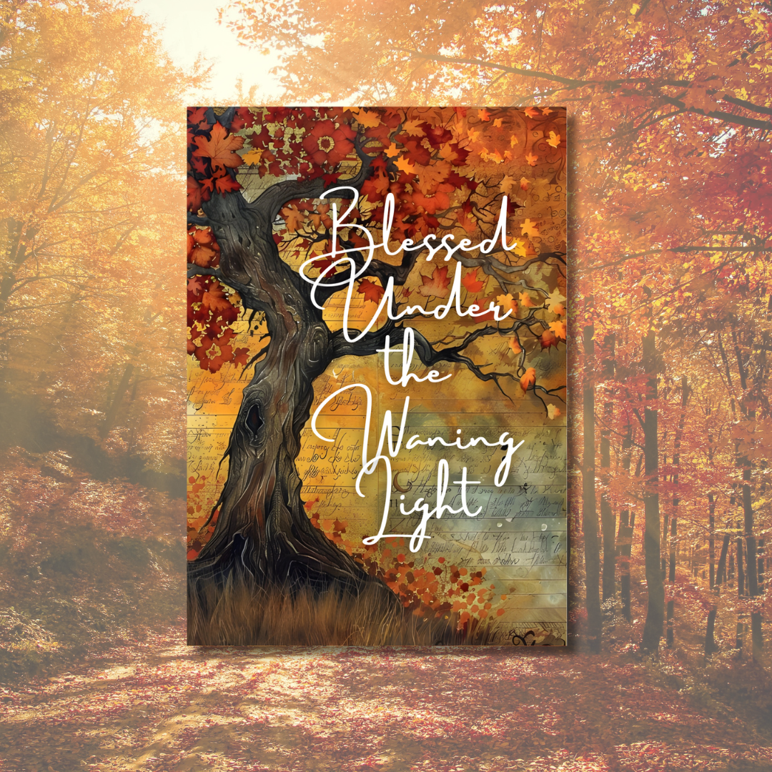 Blessed Under the Waning Light – Autumn Equinox Greeting Card