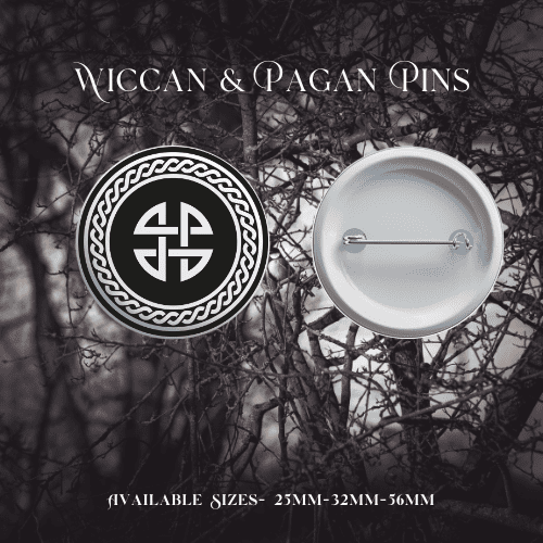 Wiccan & Pagan Pin Badges - Image 27