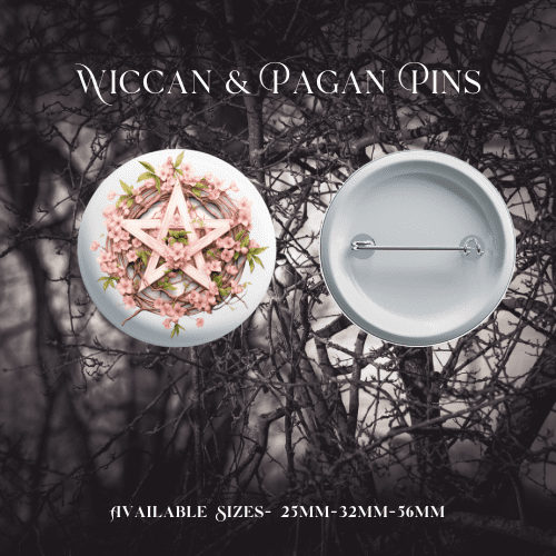 Wiccan & Pagan Pin Badges - Image 14