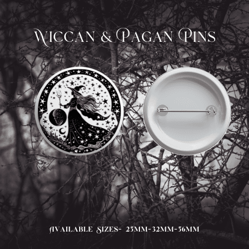 Wiccan & Pagan Pin Badges - Image 15