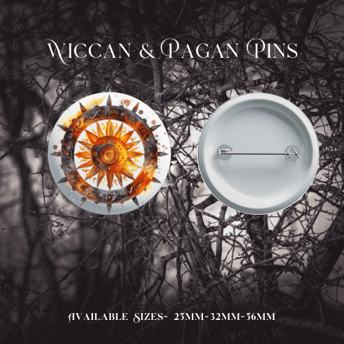 Wiccan & Pagan Pin Badges - Image 21