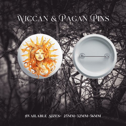 Wiccan & Pagan Pin Badges - Image 10