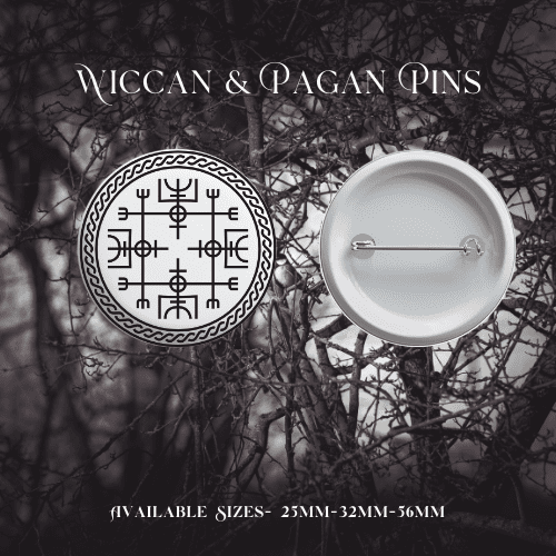 Wiccan & Pagan Pin Badges - Image 26
