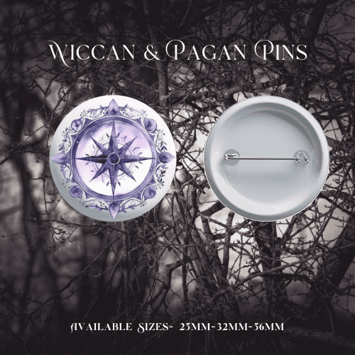 Wiccan & Pagan Pin Badges - Image 9