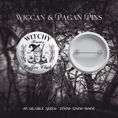 Wiccan & Pagan Pin Badges - Image 4