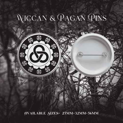 Wiccan & Pagan Pin Badges - Image 25