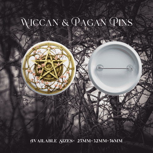 Wiccan & Pagan Pin Badges - Image 22